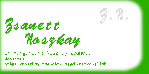 zsanett noszkay business card